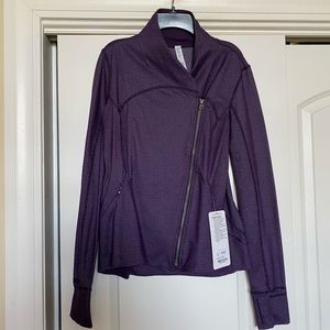 Lululemon Precision Jacket Deep Purple Sz 10 NEW